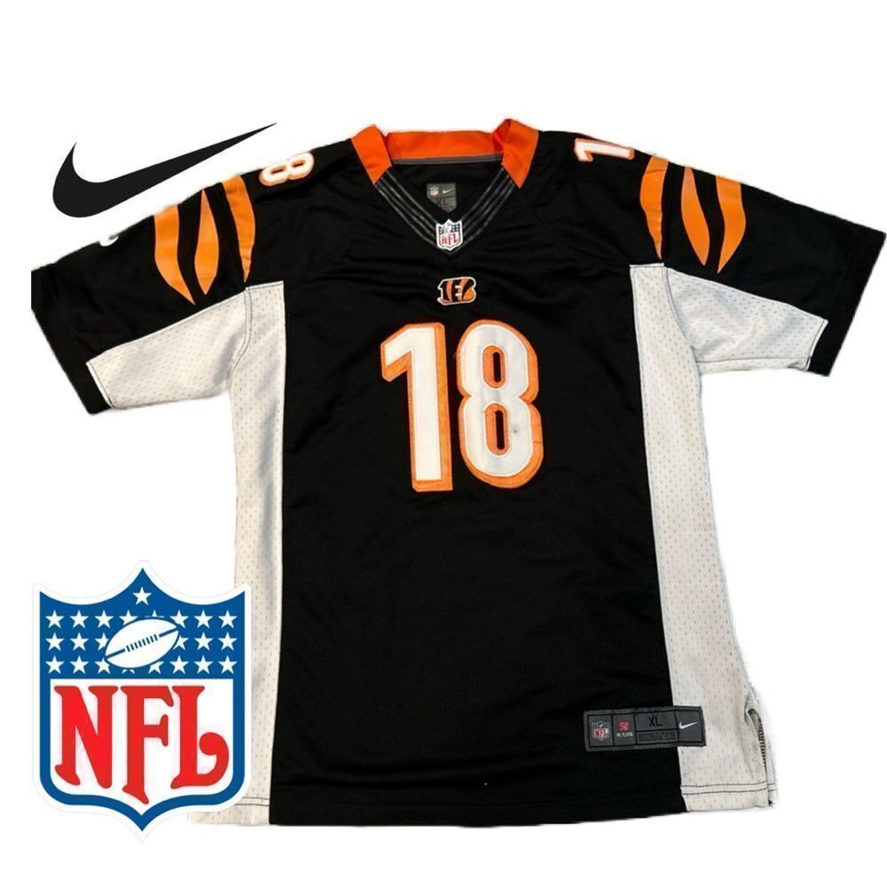 Nike On Field NFL AJ Green 18 Cincinatti Bengals -‎ Size XL